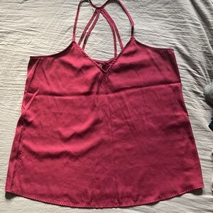 Elegant Red Women's Top